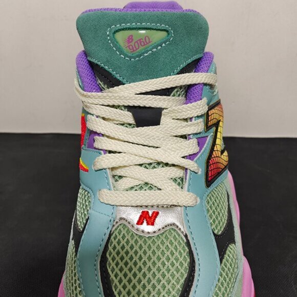 New Balance 9060 Low Multi-Color Shoes - Picture 5 of 6